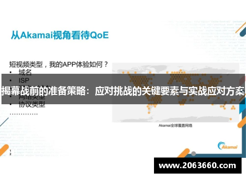 揭幕战前的准备策略：应对挑战的关键要素与实战应对方案